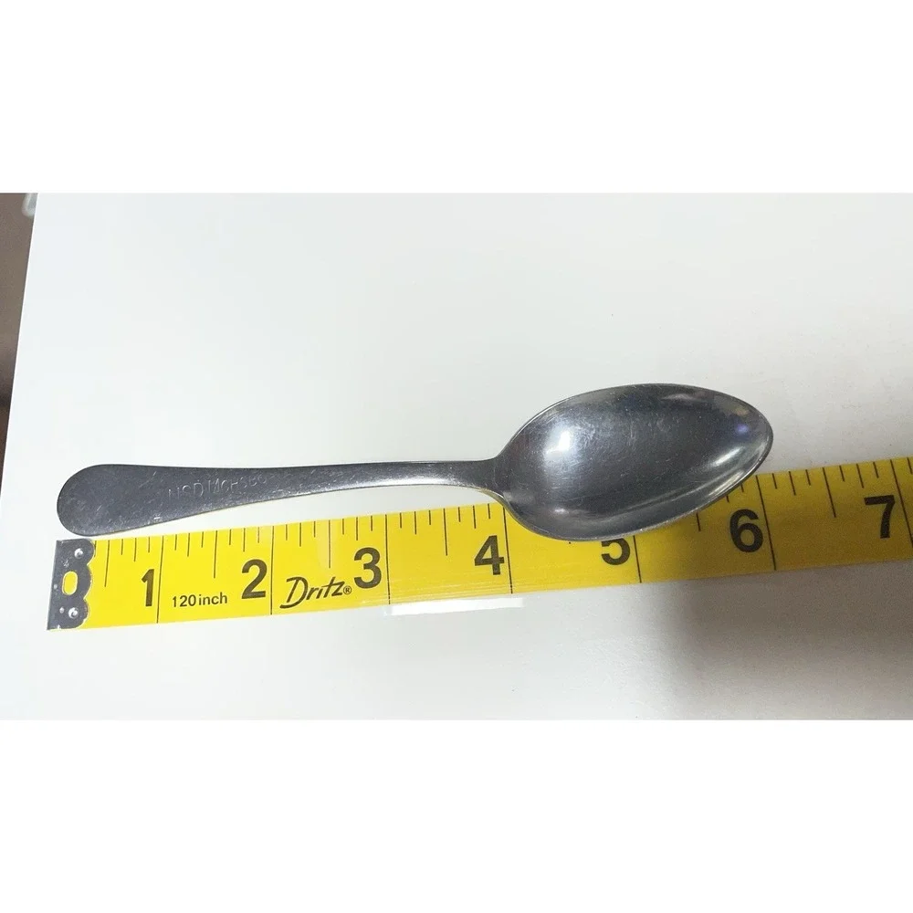 NSD mchsb Engraved Stamped Spoon SILCO Stainless‎ Vintage